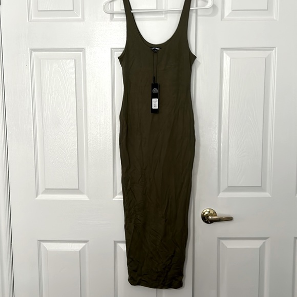 FASHION NOVA DRESS- olive- your needs met dress - Picture 3 of 3